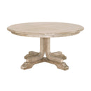 Round Acacia Extendale Dining Table | Living Essentials Torrey