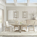 Round Acacia Extendale Dining Table | Living Essentials Torrey