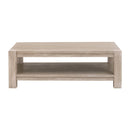 Gray Acacia Wooden Coffee Table | Living Essentials Adler