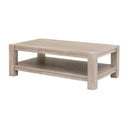Gray Acacia Wooden Coffee Table | Living Essentials Adler