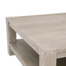 Gray Acacia Wooden Coffee Table | Living Essentials Adler