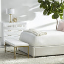 White 5-Drawer High Chest | Living Essentials Stella