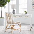 White Wooden 3-Drawer Desk | Living Essentials Stella