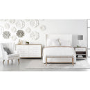 Gray Acacia 1-Drawer Nightstand | Living Essentials Wrenn