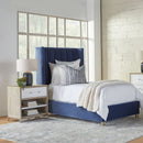 Gray Acacia 1-Drawer Nightstand | Living Essentials Wrenn