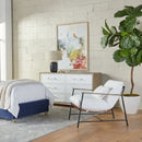 Gray Acacia 6-Drawer Double Dresser | Living Essentials Wrenn