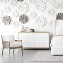 Gray Acacia 6-Drawer Double Dresser | Living Essentials Wrenn