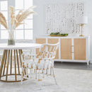 Rattan Inlaid 4-Door Sideboard | Living Essentials Holland