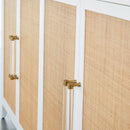 Rattan Inlaid 4-Door Sideboard | Living Essentials Holland