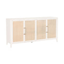 Rattan Inlaid 4-Door Sideboard | Living Essentials Holland