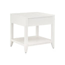 White 1-Drawer Side Table | Living Essentials Holland