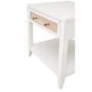 White 1-Drawer Side Table | Living Essentials Holland