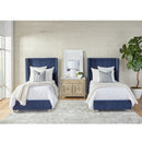 Marble Topped Acacia Media Cabinet | Living Essentials Azure