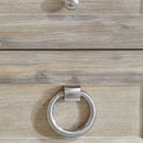 Marble Topped Acacia Media Cabinet | Living Essentials Azure