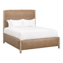 Solid Wood Framed Queen Bed | Living Essentials Emmett