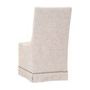 Cream Linen Skirted Dining Chairs (2) | Living Essentials Colleen
