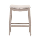 Gray Ash Wood Counter Stool | Living Essentials Harper