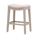 Gray Ash Wood Counter Stool | Living Essentials Harper