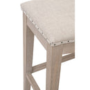Gray Ash Wood Counter Stool | Living Essentials Harper