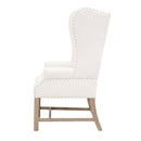 French Linen Wingback Accent Chair | Living Essentials Chateau