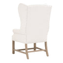French Linen Wingback Accent Chair | Living Essentials Chateau