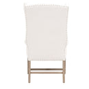 French Linen Wingback Accent Chair | Living Essentials Chateau