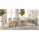 French Linen Skirted Dining Chairs (2) | Living Essentials Colette
