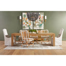 French Linen Skirted Dining Chairs (2) | Living Essentials Colette