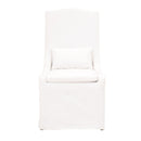 French Linen Skirted Dining Chairs (2) | Living Essentials Colette