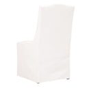 French Linen Skirted Dining Chairs (2) | Living Essentials Colette