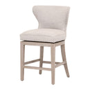Modern European furniture - Nail Tacked Swivel Counter Stool - www.oroa.com