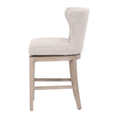 Modern European furniture - Nail Tacked Swivel Counter Stool - www.oroa.com