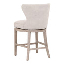 Modern European furniture - Nail Tacked Swivel Counter Stool - www.oroa.com