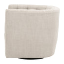 Tufted Back Swivel Club Chair | Living Essentials Marcel