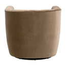 Tufted Back Swivel Club Chair | Living Essentials Marcel