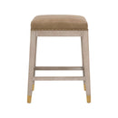 Vegan Leather Seat Counter Stool | Living Essentials Wyatt