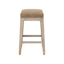 Vegan Leather Seat Counter Stool | Living Essentials Wyatt