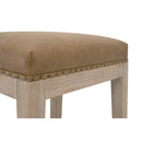 Vegan Leather Seat Counter Stool | Living Essentials Wyatt