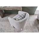 French Linen 3-Legged Accent Chair | Living Essentials Hall