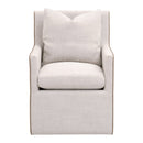 Two-Toned Wheeled Lounge Chair | Living Essentials Harmony