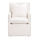 Two-Toned Wheeled Lounge Chair | Living Essentials Harmony