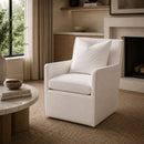 Two-Toned Wheeled Lounge Chair | Living Essentials Harmony