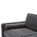 Velvet Modern Loveseat | Living Essentials Parker