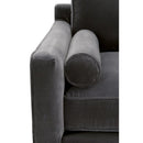 Velvet Modern Loveseat | Living Essentials Parker