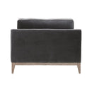 Velvet Modern Loveseat | Living Essentials Parker