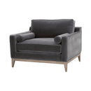Velvet Modern Loveseat | Living Essentials Parker