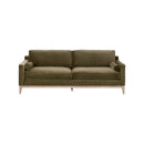Velvet Modern Sofa | Living Essentials Parker