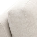 Cream Skirted Modular Accent Chair | Living Essentials Lena