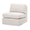 Cream Skirted Modular Accent Chair | Living Essentials Lena