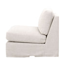 Cream Skirted Modular Accent Chair | Living Essentials Lena